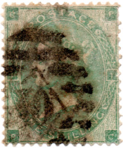 ST/G 90 - 25 - Queen Victoria - 1s - (1862-64) - green Pl.-0