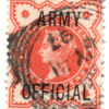 ST/G O41 - 71 - Queen Victoria - 1/2d - (1896-1901) - vermilion - ARMY OFFICIAL-0