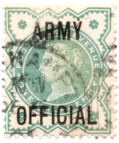 ST/G O42 - 71 - Queen Victoria - 1/2d - (1896-1901) - green - ARMY OFFICIAL-0