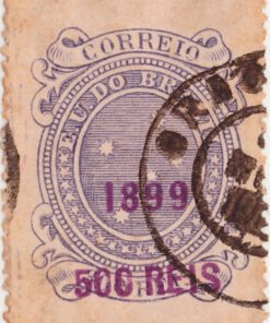 132 - Cruzeiro do Sul - 500/300 Reis - USADO - (25/06/1899)-0