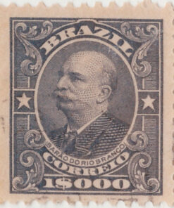 148 - 1000 Reis - Barão do Rio Branco - USADO - (10/11/1906 - 1917)-608
