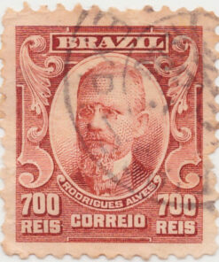 152 - 5000 Reis - Rodrigues Alves - USADO - (10/11/1906 - 1917)-632