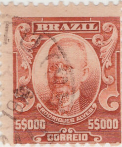 152 - 5000 Reis - Rodrigues Alves - USADO - (10/11/1906 - 1917)-622