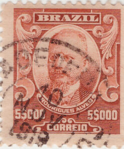 152 - 5000 Reis - Rodrigues Alves - USADO - (10/11/1906 - 1917)-624
