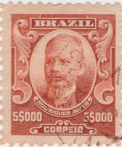 152 - 5000 Reis - Rodrigues Alves - USADO - (10/11/1906 - 1917)-629