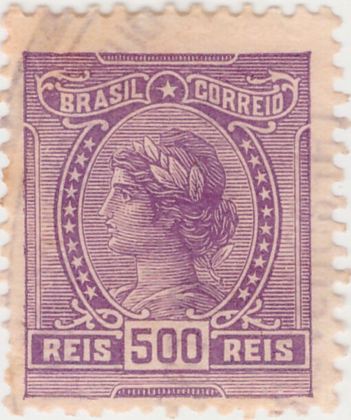 160a - 500 Reis - Papel Cebolinha - USADO - (01/02/1918)-0