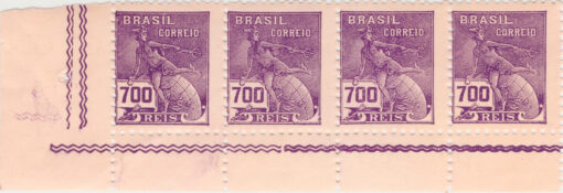 306 - Vovó - 700 Reis - Tira de 4 (1936/37)-0