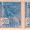 323 - Vovó - 400 Reis - Filigrana "O" - Deslocamento do picote - QUINA (1936/37)-0