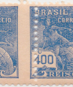 323 - Vovó - 400 Reis - Filigrana "O" - Deslocamento do picote - QUADRA (1936/37)-0