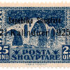 Albânia - STW-138 Proclamation of the Republic - 1925 - 25Q - azul-0