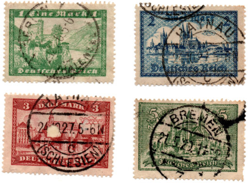 Alemanha - 1924 - M-364/369 (série - 4 selos)-0
