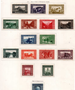 Bósnia e Herzegovina - 1906 - STW-29-44 - locais da Bósnia e Herzegovina -0