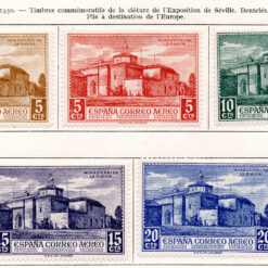 Espanha - 1930 - STW-513-517 - Columbus and the discovery of America-0