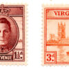 Ilhas Virgens Britânicas - STW-84/85 - 1946 - The end of the world war II - King George VI (série 2 selos)-0