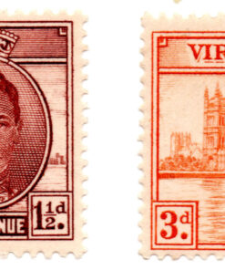 Ilhas Virgens Britânicas - STW-84/85 - 1946 - The end of the world war II - King George VI (série 2 selos)-0