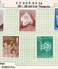 Indonésia - 1958 - STW-263-267 - The 10th anniversary of declaration of human rights (5 selos)-0