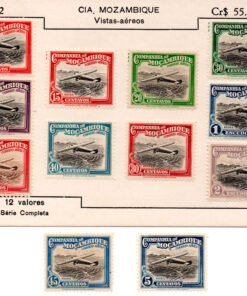 Moçambique (Cia. Moçambique) - 1935 - STW-186-297 - Airmail - Airplanes (12 selos)-0