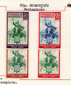 Moçambique (Cia. Moçambique) - 1941 - STW-228-233 - The 300th anniversary of the independence of Portugal (6 selos)-0
