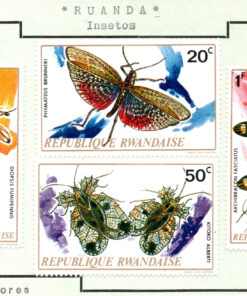 Ruanda - 1973 - STW-537-540 - Insects (4 selos)-0