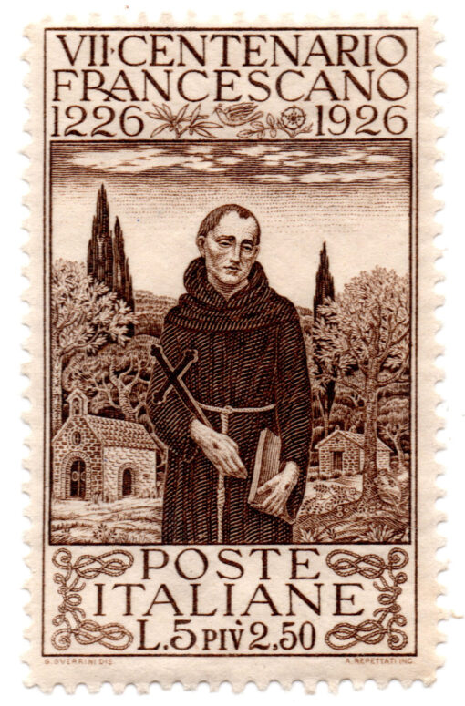 Itália - 1926 - STW-213 - 1926 The 700th Anniversary of the Death of St. Francis of Assisi -0