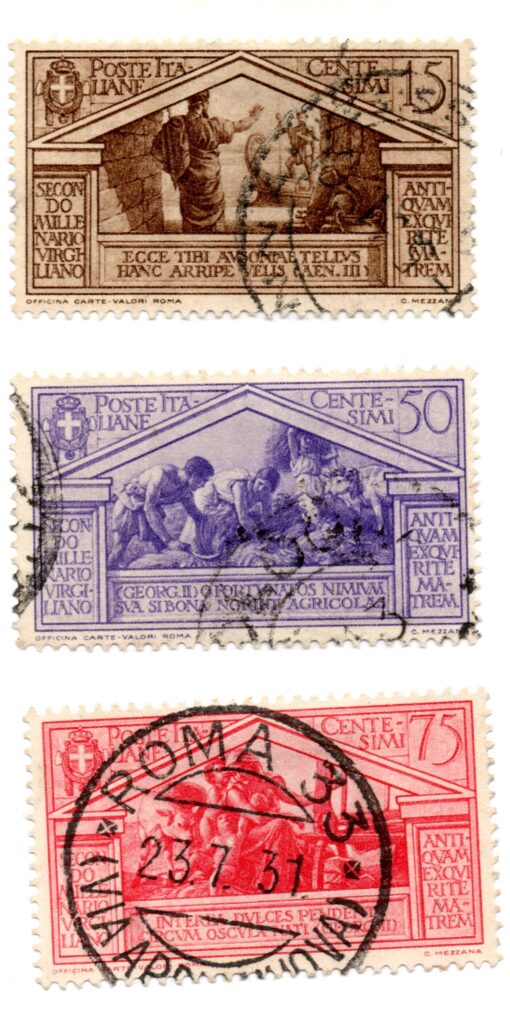 Itália - 1930 - STW-317/321/322 - 1930 The 2000th Anniversary of the Birth of Virgil (Conjunto 3 selos - Série incompleta)-0