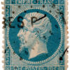 França - 1862 - Y-22 - 1862 -1871 Emperor Napoléon III - Perforated -0