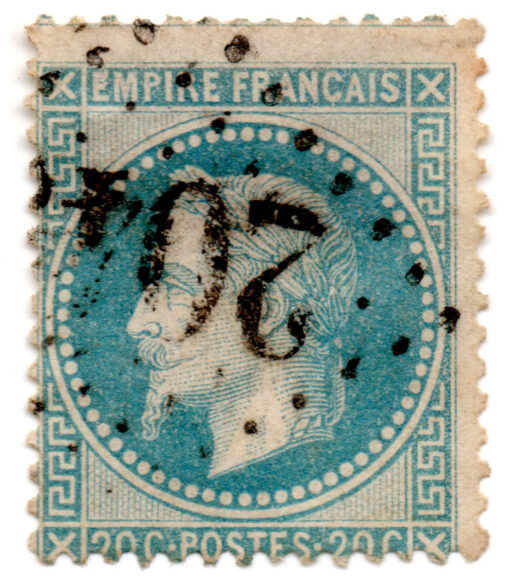 França - 1868 - Y-29b - 1863 -1870 Emperor Napoléon III Laure - New Design's -0