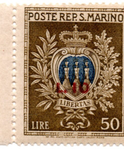 San Marino (Itália) - 1945/46 - Y-275 - 1945 Coat of Arms -0