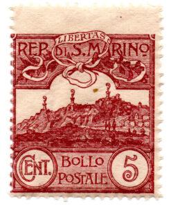 San Marino (Itália) - 1925 - STW-109 - 1925 Mount Titan (Monte Titano) - New Colors -0