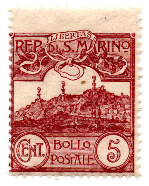 San Marino (Itália) - 1925 - STW-109 - 1925 Mount Titan (Monte Titano) - New Colors -0