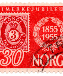Noruega - 1955 - STW-407 - The 100th Anniversary of the Stamp -0