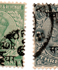 Índia - Gwalior - 1912 - STW-51 e STW-52 (Conjunto 2 selos)-0