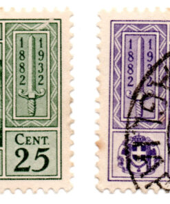 Itália - 1932 - STW-363/365 - 1932 The 50th Anniversary of the Death of Garibaldi (Conjunto 2 selos - Série incompleta)-0