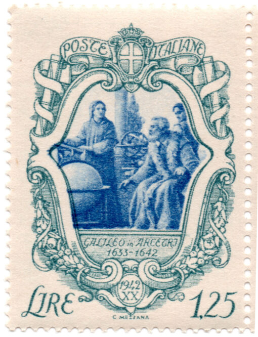 Itália - 1942 - STW-602 - 1942 The 300th Anniversary of the Death of Galilei-0