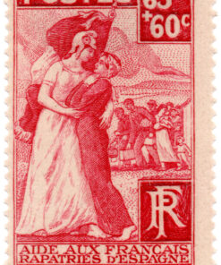 França - 1938 - Y-401 - 1938 Charity Stamps - Aide aux français repatries d'Espagne-0