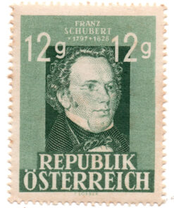 Áustria - 1947 - STW- 825 - 1947 Franz Schubert -0
