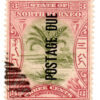 Malásia (Borneo) - 1901 - STW-72 - 1901 -1902 Local Motifs - Inscription "BRITISH PROTECTORATE" - Mint Value is for Oval Bars Cancellations - Metroxylon rumphii-0