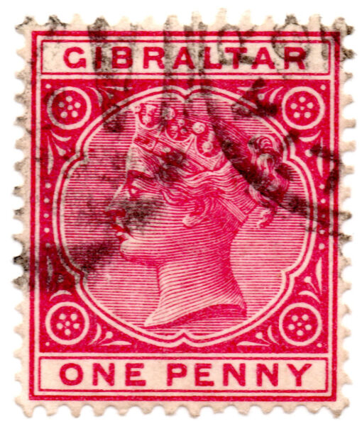 Gibraltar - 1886 - STW-9 - 1886 -1898 Queen Victoria, 1819-1901 -0