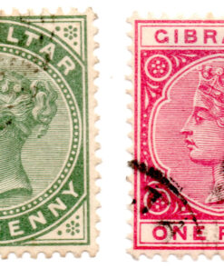 Gana (Costa do Ouro) - 1886 - STW-8 e STW-9 - 1886 -1898 Queen Victoria, 1819-1901 (conjunto 2 selos)-0