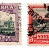 África do Sul - 1927 - STW-29 e STW-31 -1927 Local Motives - Country name in English or Afrikaans - Prices are for Single Stamps (Conj. 2 selos)-0