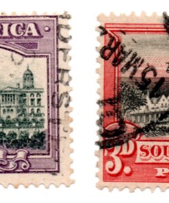 África do Sul - 1927 - STW-29 e STW-31 -1927 Local Motives - Country name in English or Afrikaans - Prices are for Single Stamps (Conj. 2 selos)-0
