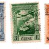 Guiné Portuguesa - 1938 - STW-246/247/249 - 1938 Airmail - Inscription "IMPERIO COLONIAL PORTUGUES" - Conjunto 3 selos (série incompleta)-0