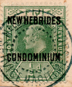 Novas Hebridas - 1910 - STW-1 - 1908 -1909 Fiji Islands Postage Stamps Overprinted "NEW HEBRIDES - CONDOMINIUM"-0