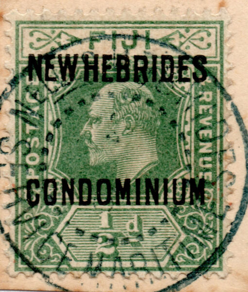 Novas Hebridas - 1910 - STW-1 - 1908 -1909 Fiji Islands Postage Stamps Overprinted "NEW HEBRIDES - CONDOMINIUM"-0
