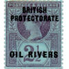 Nigéria - 1832 - STW- 4 - 1832 Queen Elizabeth - 1892 Great Britain Postage Stamps Overprinted "BRITISH PROTECTORATE - OIL RIVERS"-0