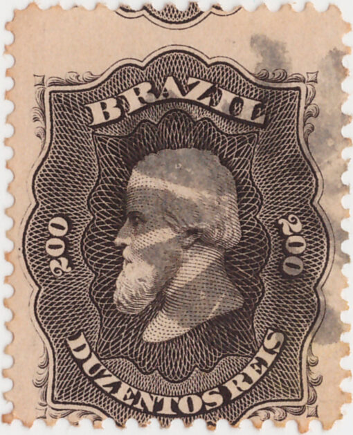 28 - DOM PEDRO II - (200 reis) - (1-07-1866) - Usado-0