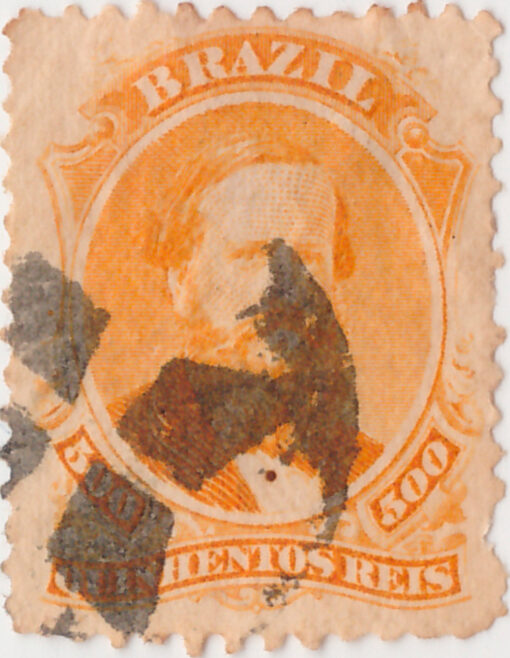 29 - DOM PEDRO II - (500 reis) - (1-07-1866) - Usado-0