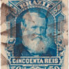 39 - DOM PEDRO II - (50 reis) - (10-08-1877) - Usado-0