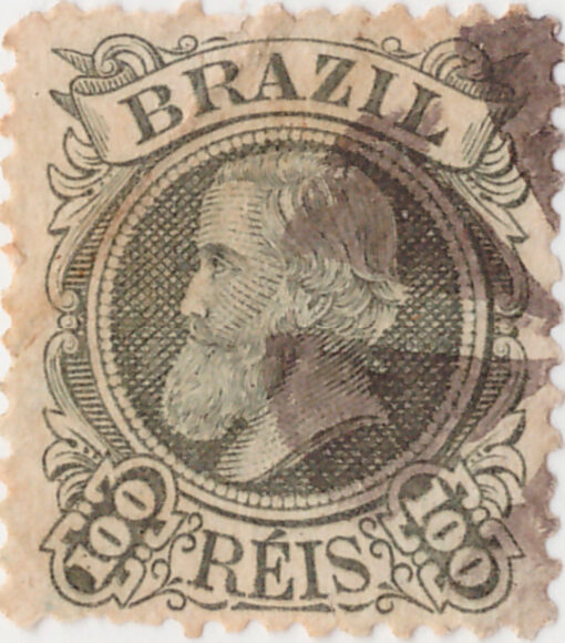 49 - DOM PEDRO II - (100 reis) - (15-07-1881) - Usado-0