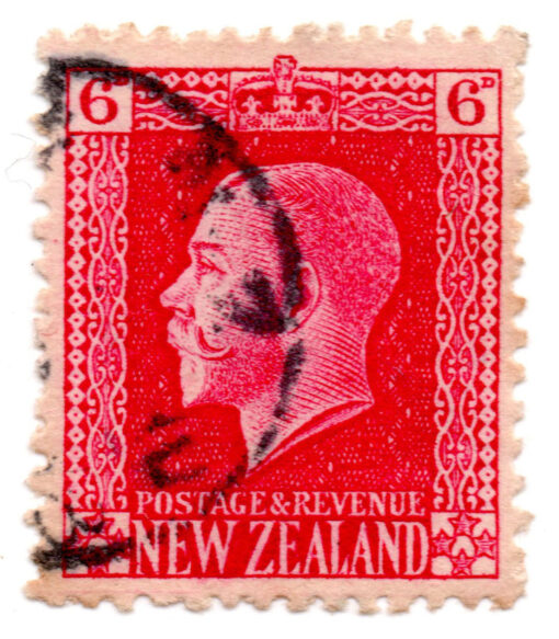 Nova Zelândia - 1909 - STW-153 - 1916 Definitives - King George V, 1865-1936-0